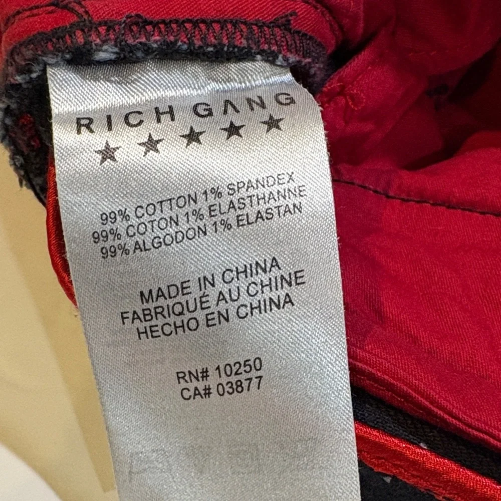 Men's Reinforced Technical Black Straight Jeans. - Picture 9 of 9